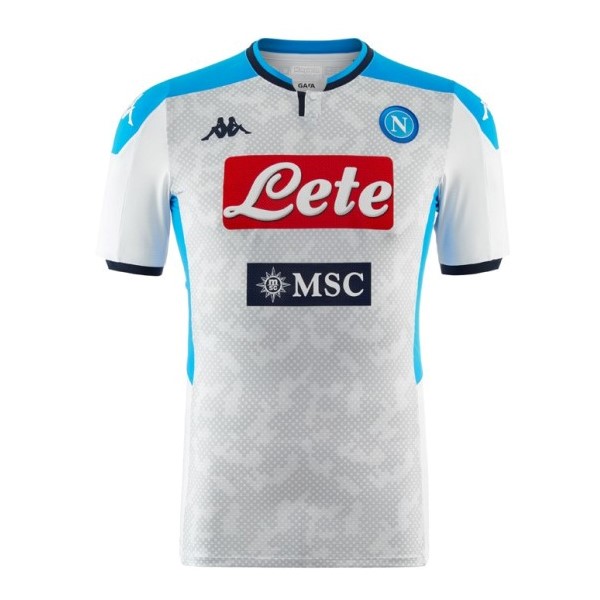 Camiseta Napoli Replica Tercera Ropa 2019/20 Gris